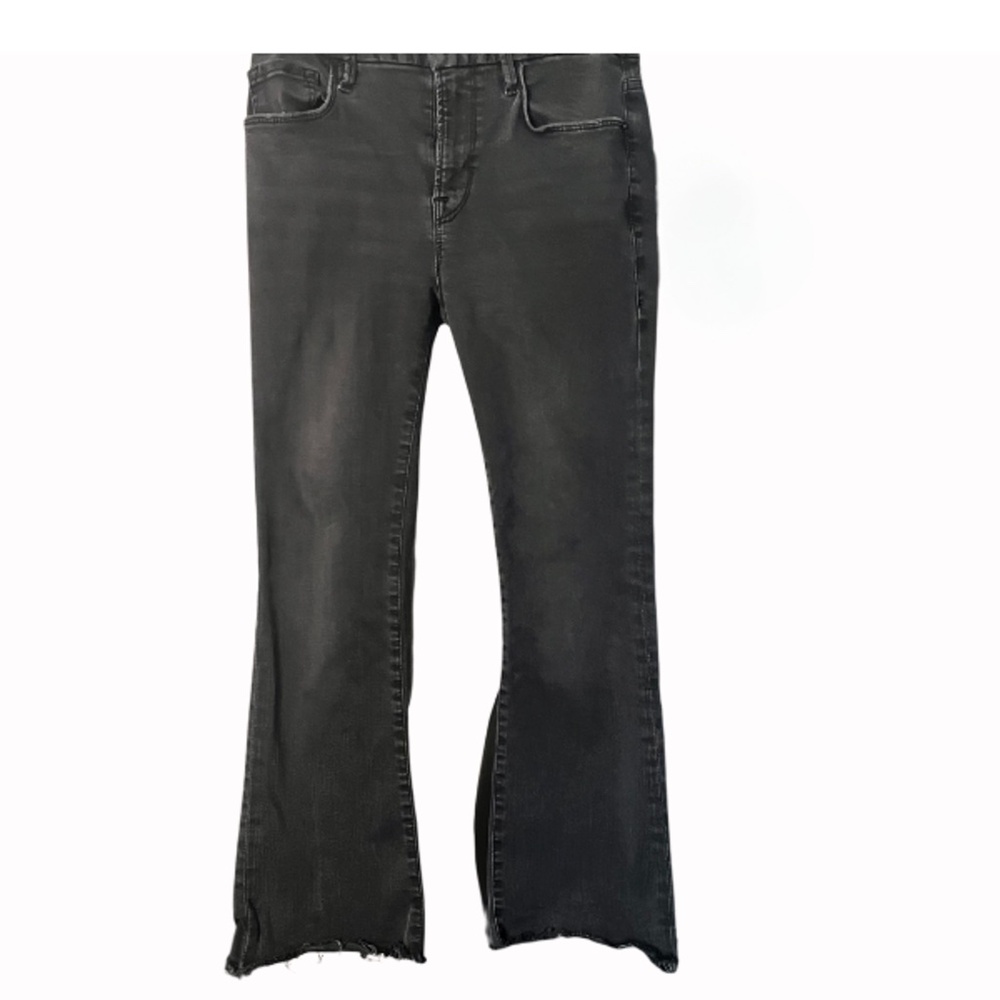 Black Frame Le Crop Mini Boot Jeans (Kerry)